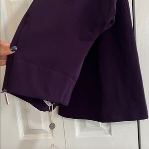 Elegant Purple Flare Pants